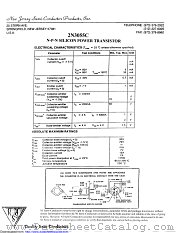 2N3055C datasheet pdf New Jersey Semiconductor