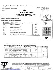 2N4272 datasheet pdf New Jersey Semiconductor