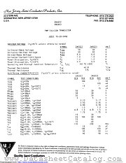 2N5022 datasheet pdf New Jersey Semiconductor