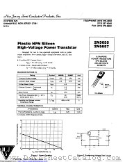 2N5657 datasheet pdf New Jersey Semiconductor