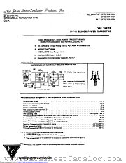 2N6128 datasheet pdf New Jersey Semiconductor