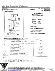 2N6794 datasheet pdf New Jersey Semiconductor