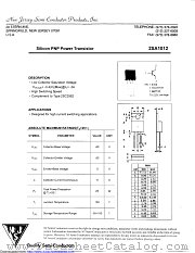 2SA1012 datasheet pdf New Jersey Semiconductor