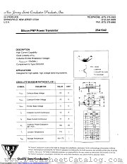2SA1042 datasheet pdf New Jersey Semiconductor