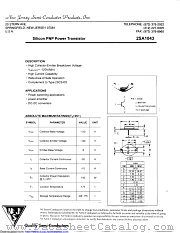 2SA1043 datasheet pdf New Jersey Semiconductor