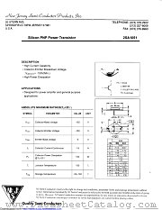 2SA1051 datasheet pdf New Jersey Semiconductor