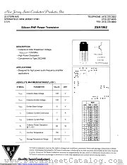 2SA1062 datasheet pdf New Jersey Semiconductor