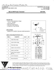 2SA1064 datasheet pdf New Jersey Semiconductor