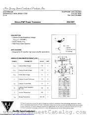 2SA1067 datasheet pdf New Jersey Semiconductor