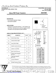 2SA1069 datasheet pdf New Jersey Semiconductor