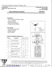 2SA1072 datasheet pdf New Jersey Semiconductor