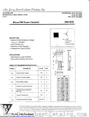 2SA1078 datasheet pdf New Jersey Semiconductor
