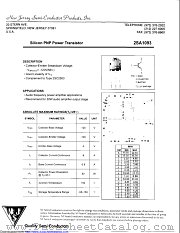 2SA1093 datasheet pdf New Jersey Semiconductor