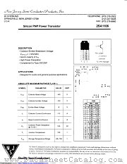 2SA1106 datasheet pdf New Jersey Semiconductor