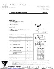 2SA1109 datasheet pdf New Jersey Semiconductor