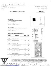 2SA1112 datasheet pdf New Jersey Semiconductor