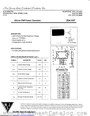 2SA1187 datasheet pdf New Jersey Semiconductor