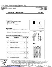 2SA1217 datasheet pdf New Jersey Semiconductor
