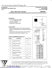 2SA1291 datasheet pdf New Jersey Semiconductor