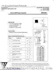 2SA1293 datasheet pdf New Jersey Semiconductor