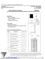 2SA1301 datasheet pdf New Jersey Semiconductor