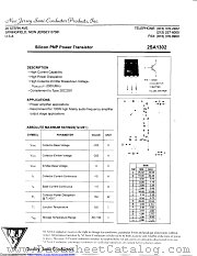 2SA1302 datasheet pdf New Jersey Semiconductor