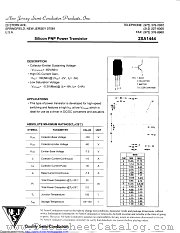 2SA1444 datasheet pdf New Jersey Semiconductor