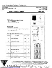 2SA1942 datasheet pdf New Jersey Semiconductor