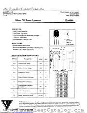 2SA1986 datasheet pdf New Jersey Semiconductor
