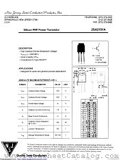 2SA2151A datasheet pdf New Jersey Semiconductor