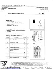 2SA743 datasheet pdf New Jersey Semiconductor