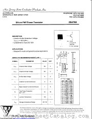 2SA768 datasheet pdf New Jersey Semiconductor