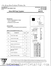 2SA770 datasheet pdf New Jersey Semiconductor