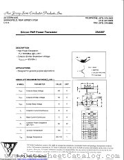 2SA807 datasheet pdf New Jersey Semiconductor