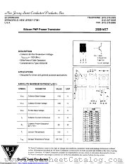 2SB1477 datasheet pdf New Jersey Semiconductor