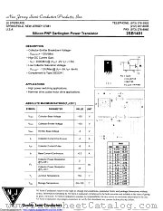 2SB1481 datasheet pdf New Jersey Semiconductor