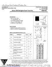 2SB1492 datasheet pdf New Jersey Semiconductor