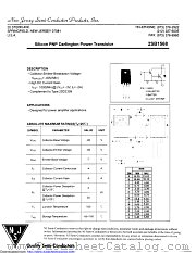 2SB1568 datasheet pdf New Jersey Semiconductor