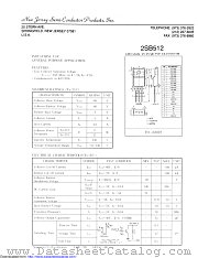2SB512 datasheet pdf New Jersey Semiconductor
