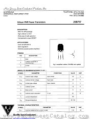 2SB757 datasheet pdf New Jersey Semiconductor
