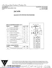 2SC1470 datasheet pdf New Jersey Semiconductor