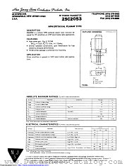 2SC2053 datasheet pdf New Jersey Semiconductor