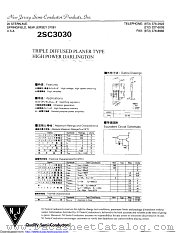2SC3030 datasheet pdf New Jersey Semiconductor