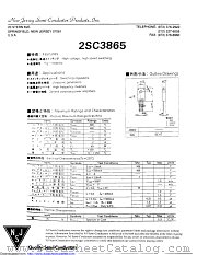 2SC3865 datasheet pdf New Jersey Semiconductor