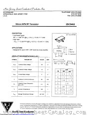 2SC5463 datasheet pdf New Jersey Semiconductor