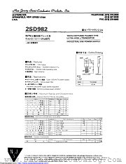 2SD982 datasheet pdf New Jersey Semiconductor