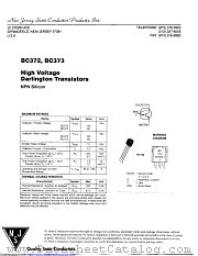 BC373 datasheet pdf New Jersey Semiconductor