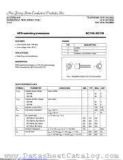 BCY59-VII datasheet pdf New Jersey Semiconductor