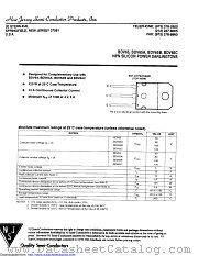 BDV65AS datasheet pdf New Jersey Semiconductor
