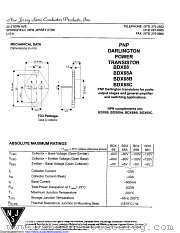 BDX68 datasheet pdf New Jersey Semiconductor